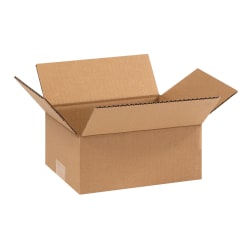 Partners Brand Corrugated Boxes, 9" x 7" x 4", Kraft, Pack Of 25