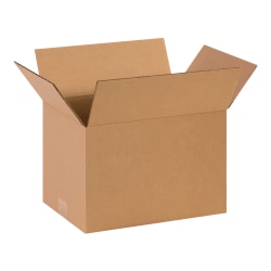 Partners Brand Corrugated Boxes, 14" x 10" x 9", Kraft, Pack Of 25