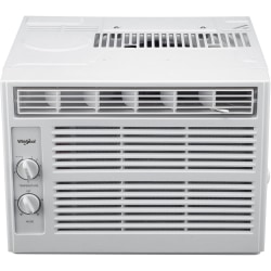 Whirlpool Window-Mounted Air Conditioner With Mechanical Controls, 12 1/2"H x 16"W x 15 5/16"D, White