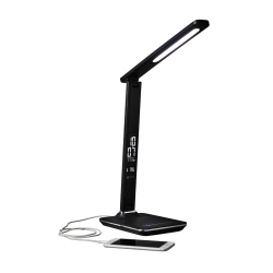 OttLite® Wellness Series® Renew LED Desk Lamp, Adjustable Height, 14-3/4"H, Black