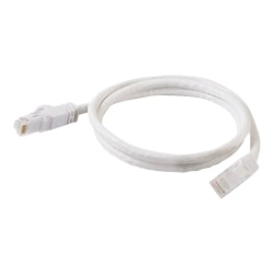 C2G 25ft Cat6 Snagless Unshielded (UTP) Ethernet Network Patch Cable - White - Patch cable - RJ-45 (M) to RJ-45 (M) - 25 ft - stranded wire - CAT 6 - molded, snagless, stranded - white