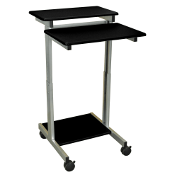 Luxor 24"W Standup Desk, Black/Gray