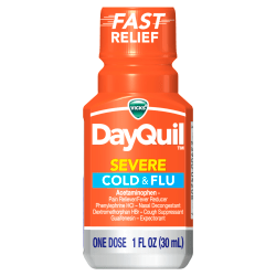 DayQuil Severe Multi-Symptom Liquid, 1 Oz