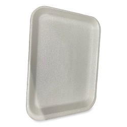 GEN Meat Trays, #4S, 1/16"H x 9-1/4"W x 7-1/4"D, White, Pack Of 500 Trays