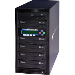 Kanguru DVD Duplicator 1 to 5 Target - Disk duplicator - DVD±RW (±R DL) x 5, DVD-ROM x 1 - max drives: 6 - 24x - USB 2.0 - external - TAA Compliant