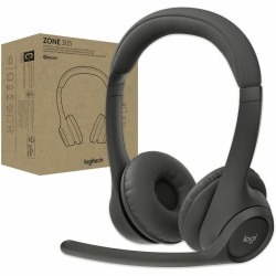 Logitech Zone 305 for Business, Wireless Bluetooth Headset With Microphone, Native Bluetooth, for Microsoft Teams, Compatible With Windows, Mac, Chrome, Linux, iOS, iPadOS, Android, Black - Microsoft Teams Certification - Stereo - Wireless