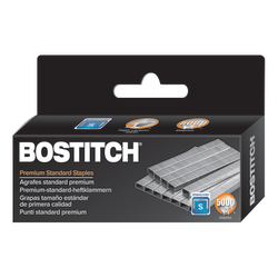 Bostitch Premium Staples, 1/4" Standard, Box Of 5,000