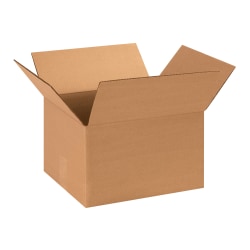 Partners Brand Corrugated Boxes, 13" x 11" x 8", Kraft, Pack Of 25
