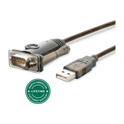 Plugable USB to RS-232 DB9 Serial Adapter - Serial adapter - USB - RS-232
