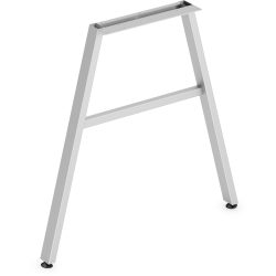 HON Mod Collection Worksurface 30"W A-leg Support - 30" - Finish: Silver