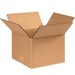Partners Brand Corrugated Boxes, 8" x 8" x 6", Kraft, Pack Of 25