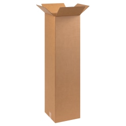 Office Depot® Brand Corrugated Cartons, 10" x 10" x 40", Kraft, Pack Of 25