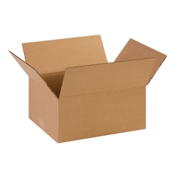 Partners Brand Corrugated Boxes, 14" x 11" x 6", Kraft, Pack Of 25