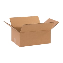 Partners Brand Corrugated Boxes, 10" x 7" x 4", Kraft, Pack Of 25