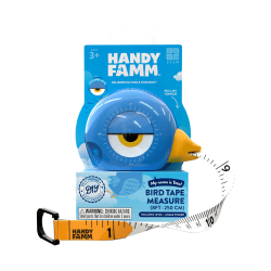Handy Famm Soft Tape Bird 3-In-1 Tape Measure, Blue