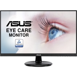 Asus VA24DQ 24" Class Full HD LCD Monitor - 16:9 - Black - 23.8" Viewable - In-plane Switching (IPS) Technology - LED Backlight - 1920 x 1080 - 16.7 Million Colors - Adaptive Sync/FreeSync - 250 Nit Maximum - Speakers - HDMI - VGA - DisplayPort