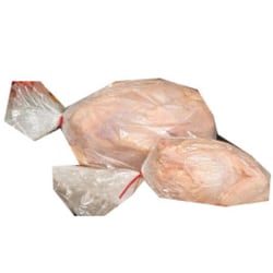 Gusseted Poly Bags, 1.4 Mil Thick, 15"H x 6"W x 3"D, Clear, Carton Of 1,000