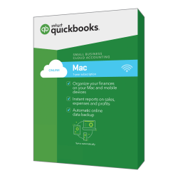 Intuit® QuickBooks® Online 2017, For Mac®, Disc