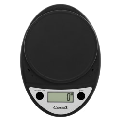 Escali Primo Digital Kitchen Scale, 1-11/16" x 8-1/2", Obsidian Black