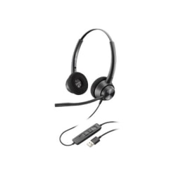 Poly EncorePro 320, USB-A - 300 Series - headset - on-ear - wired - USB