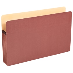 Pendaflex® Earthwise® Manila Expanding File Pocket, 3 1/2" Expansion, 9 1/2" x 14 3/4", Dark Brown, Pack Of 25