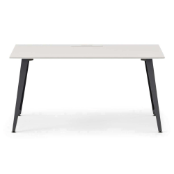 Branch Furniture Office Desk, 60" x 30", White/Charcoal