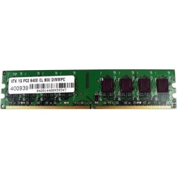 VisionTek 1GB DDR2 800 MHz (PC2-6400) CL5 DIMM - Desktop - DDR2 RAM - 1GB 800MHz DIMM - PC2-6400 Desktop Memory Module 240-pin CL 5 Unbuffered Non-ECC 1.8V 900433