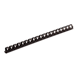 Fellowes Plastic Combs - Round Back 5/8" 120 sheets Black 25 pk - 0.6"x10.8"x 0.6" Depth - 0.62" Maximum Capacity - 120x Sheet Capacity - - 52324