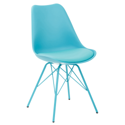 Ave Six Emerson Student Side Chair, Teal