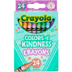 Crayola® Colors of Kindness Crayons, Assorted Colors, Box Of 24 Crayons