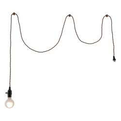 Zuo Modern Molly Ceiling Lamp, 2-1/4"W, Black