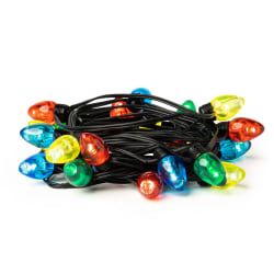 DM Merchandising Lotsa LITES Indoor String Of Holiday Lights, 9', Multicolor, Strand Of 20 Lights