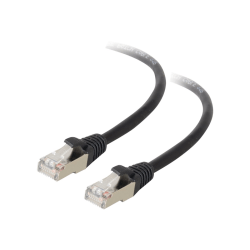 C2G 75ft Cat5e Snagless Shielded (STP) Ethernet Network Patch Cable - Black - Patch cable - RJ-45 (M) to R - 28705