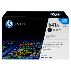 HP 641A Black Toner Cartridge, C9720A