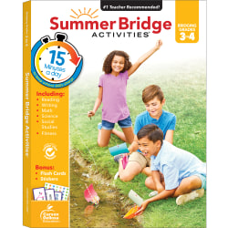 Carson-Dellosa Summer Bridge Activities Workbook, 3rd Edition, Grades 3-4