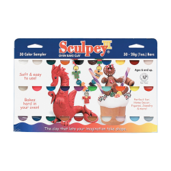 Sculpey III Sampler Color Set, Assorted Colors