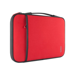 Belkin Carrying Case (Sleeve) for 11" Apple Netbook, MacBook Air - Red - Wear Resistant - Neopro Body - Fleece Interior Material - Handle - 8" Height x 12.6" Width x 0.8" Depth