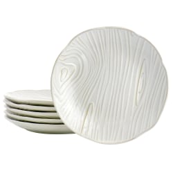 Martha Stewart Dessert Plate Set, 8-1/2", Off-White