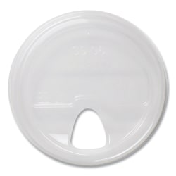 World Centric® PLA Cold Cup Lids, Fits 9 Oz to 24 Oz Cups, Clear, Carton Of 1,000 Lids