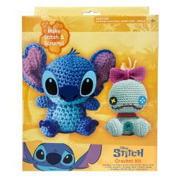 Disney Lilo & Stitch 2 Pack Crochet Kit, 19 Pieces