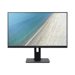 Acer B247W - LCD monitor - 24" - 1920 x 1200 WUXGA @ 75 Hz - IPS - 300 cd/m² - 1000:1 - 4 ms - HDMI, VGA, DisplayPort - speakers - black