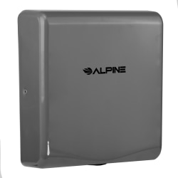 Alpine Willow Commercial High-Speed Automatic 120V Electric Hand Dryer, Gray