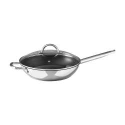 Bergner Stainless Steel Non-Stick Coating Frying Pan, 12", Silver