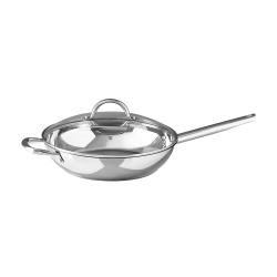 Bergner Stainless Steel Non-Stick Fry Pan, 12", Silver
