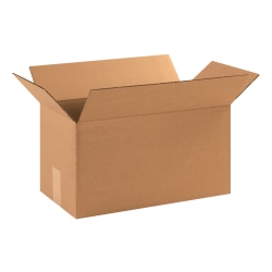 Partners Brand Corrugated Cartons, 17" x 9" x 9", Kraft, Pack Of 25