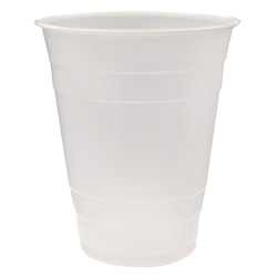 Pactiv Translucent Plastic Cups, 16 Oz, Clear, 80 Cups Per Pack, Carton Of 12 Packs
