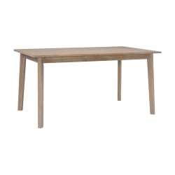 Powell Delavan Dining Table, 30"H x 60"W x 36"D, Natural