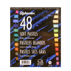 Alphacolor Soft Pastel Set, Pack Of 24