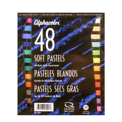 Acco Alphacolor Soft Pastel Set, Pack Of 24