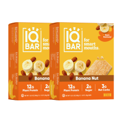 IQ BAR Banana Nut Bars  24 1.6 oz
